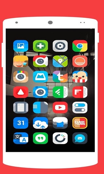 Flux White CM11 Theme軟件