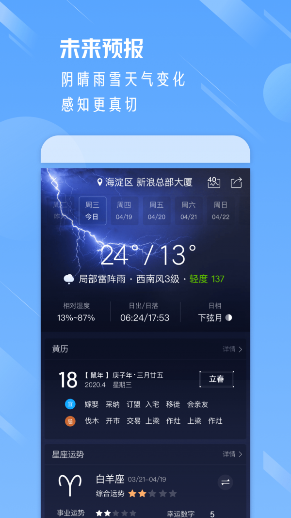 一周天气通软件