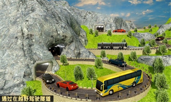 越野客车爬坡3D手游