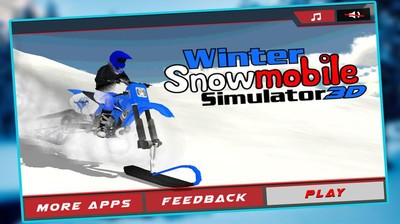 3D冬季雪地车手游